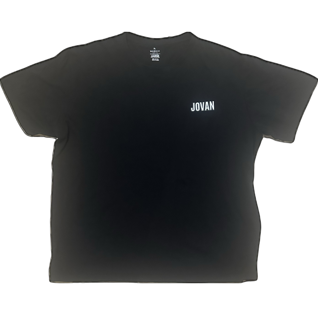 T-Shirt NOIR Jovan NOUVELLE EDITION R/V