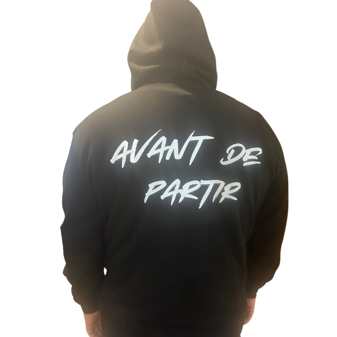 SWEAT NOIR Jovan a capuche