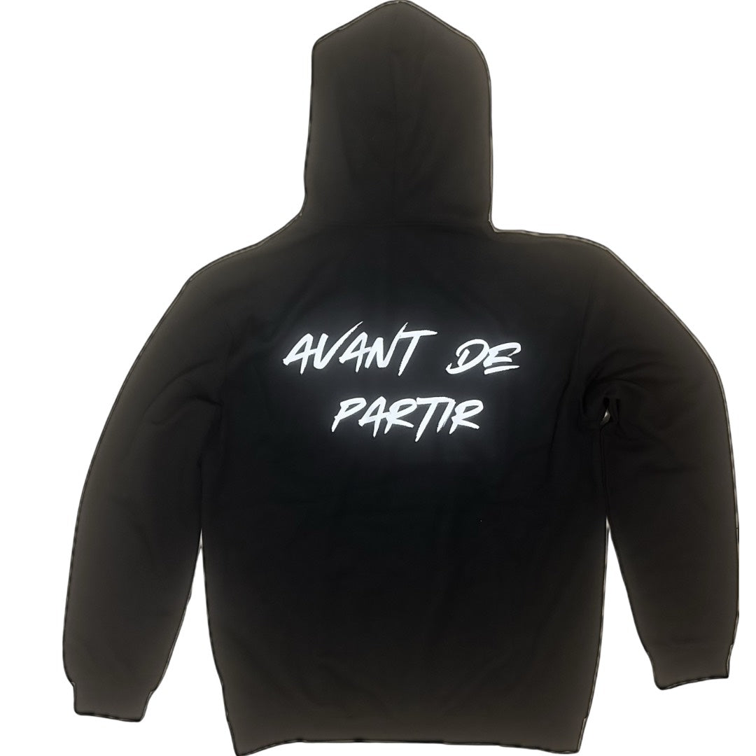 SWEAT NOIR Jovan a capuche