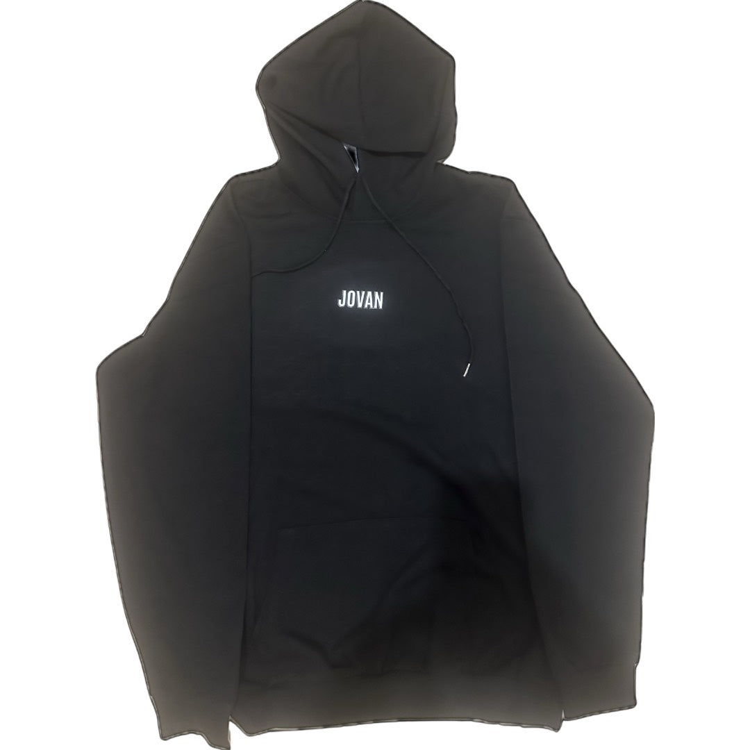 SWEAT NOIR Jovan a capuche