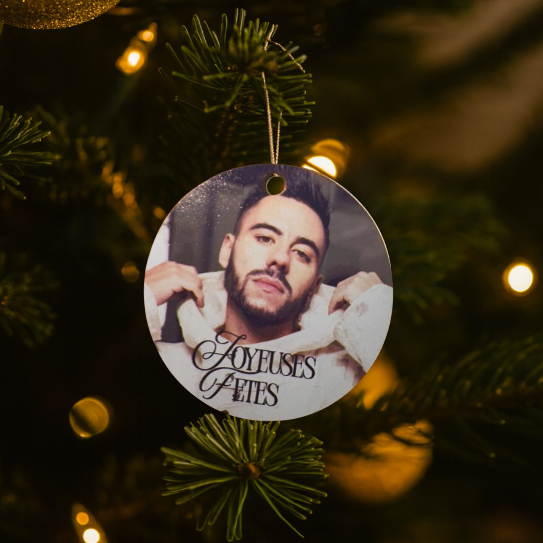 Ornement Photo 2D pour sapin de Noel