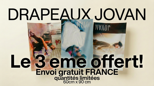 Drapeau JOVAN Premium – Édition Fan – 90 x 60 cm