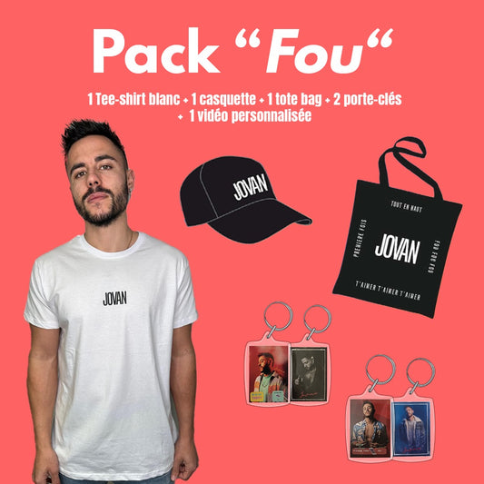 Pack Fou T-shirt blanc Jovan